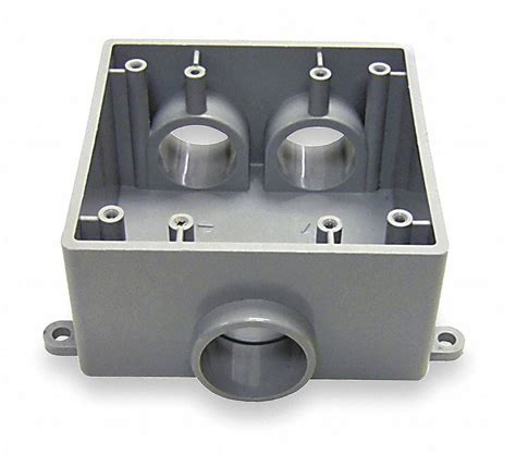 Weatherproof Box, 3 Inlet, 3/4 Hub, PVC 